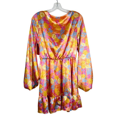 Faux Wrap Print L/S