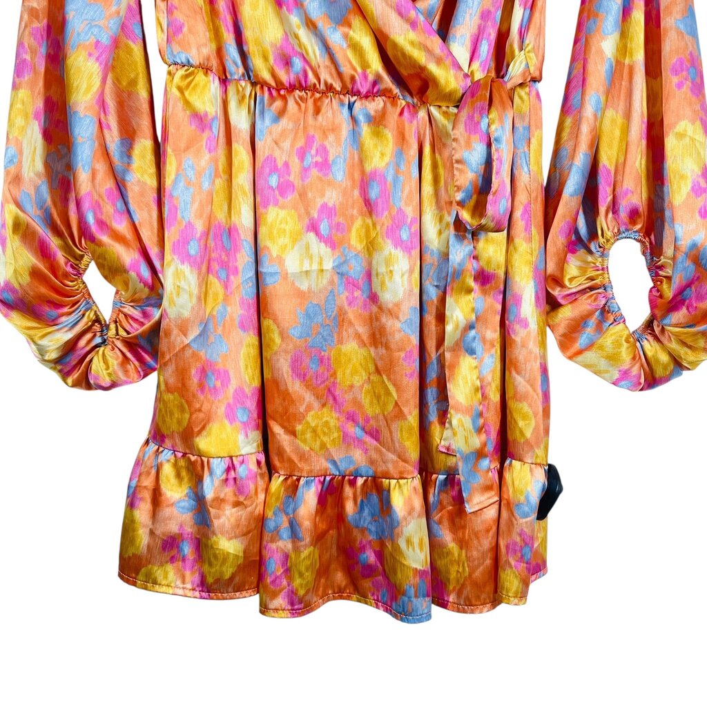 Faux Wrap Print L/S