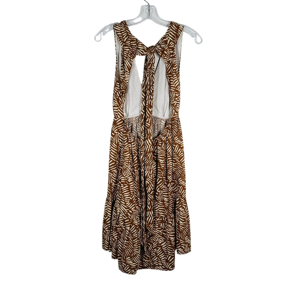 Fern Prt Halter Tie Back
