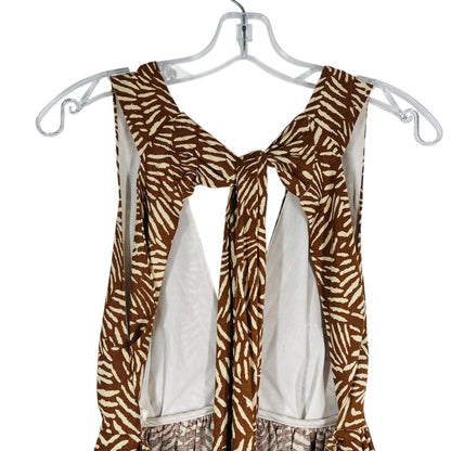 Fern Prt Halter Tie Back