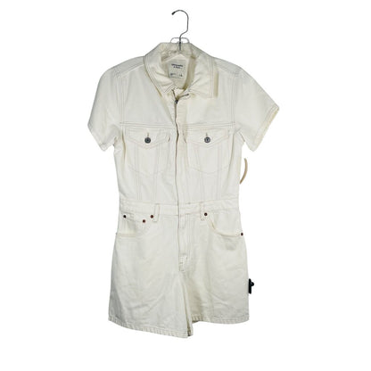 Denim Zip Front