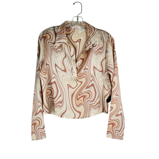 Swirl Print Crop