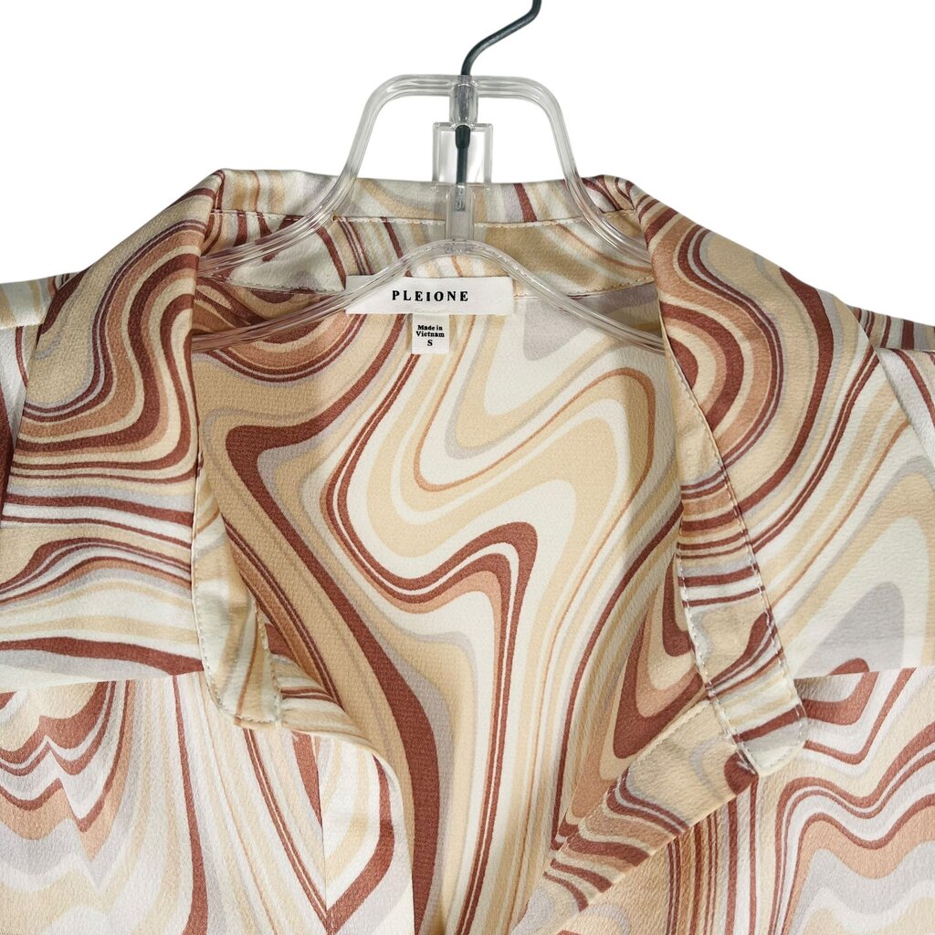 Swirl Print Crop
