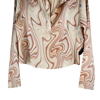 Swirl Print Crop
