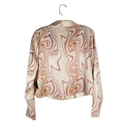 Swirl Print Crop