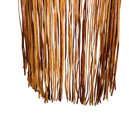 Circle Bag W/Long Fringe