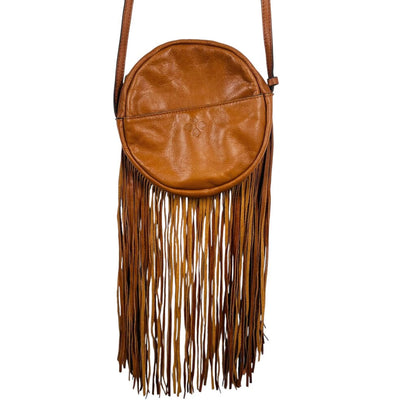 Circle Bag W/Long Fringe