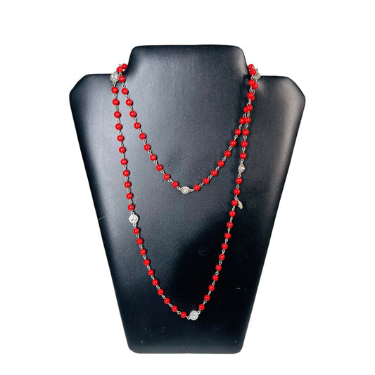 Long Beads W/Rhinestones