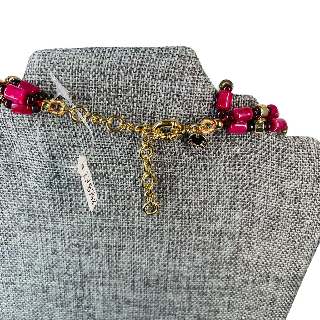 Purp/Gld/Blk 3 Strand