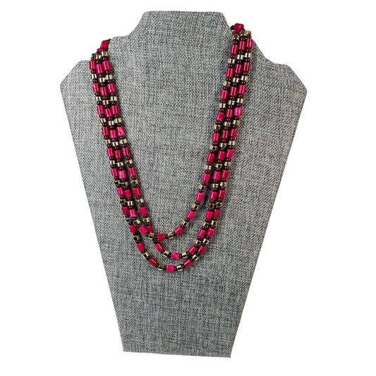 Purp/Gld/Blk 3 Strand