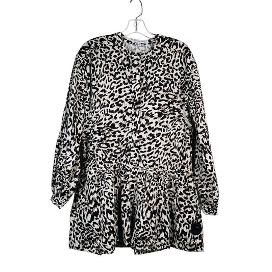 Animal Print Drop Waist
