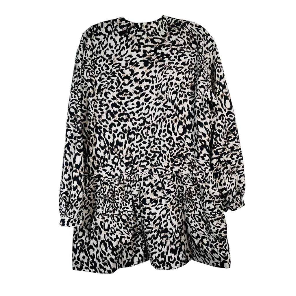 Animal Print Drop Waist