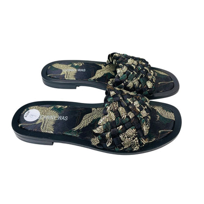 Flat Woven Fabric Slides