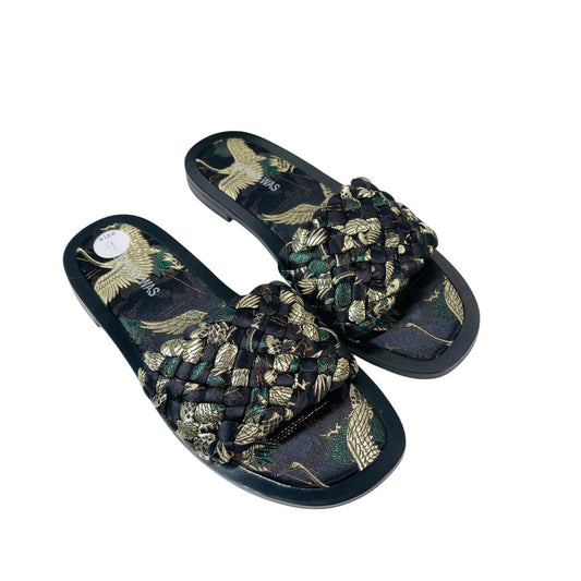 Flat Woven Fabric Slides
