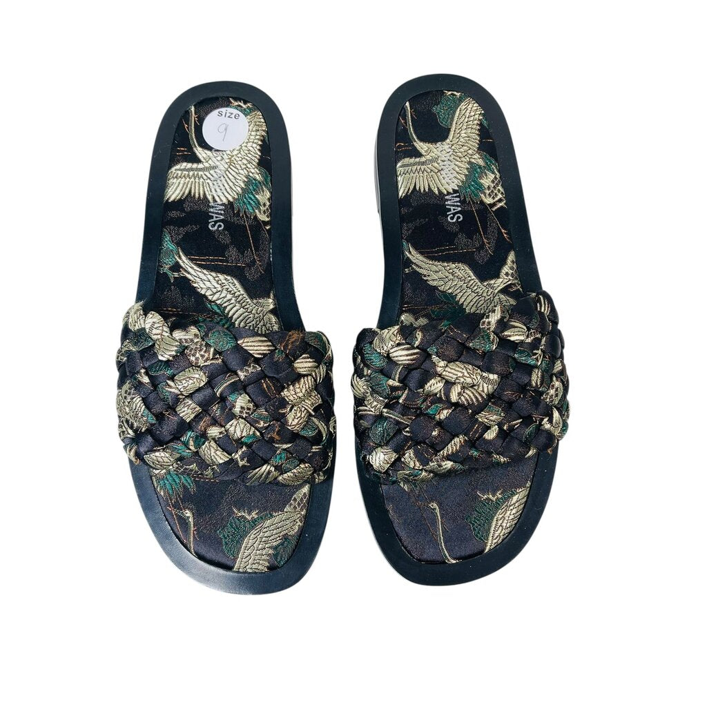 Flat Woven Fabric Slides