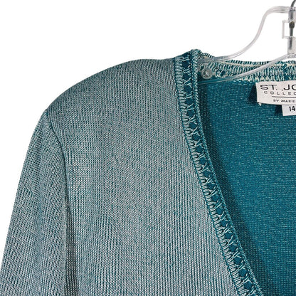 Tweed Cardigan W/Trim