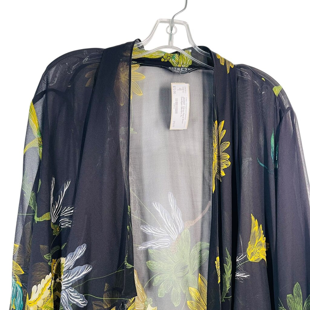 Floral Sheer Cardigan