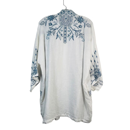Linen Embro Cardigan
