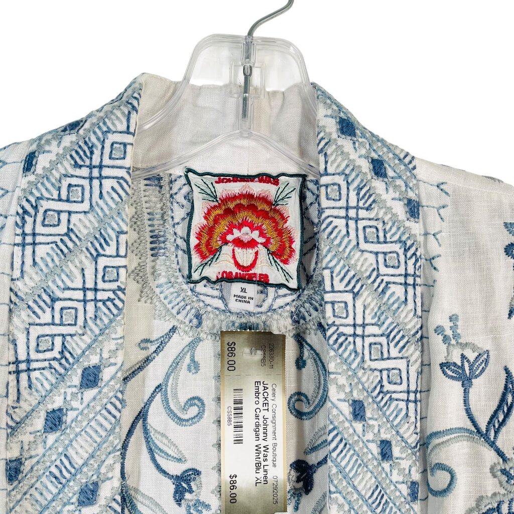 Linen Embro Cardigan