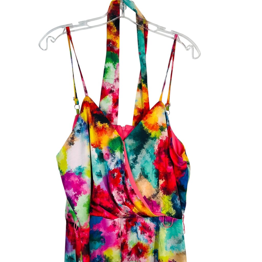 Tie Dye Spagetti Strp W/Belt Long