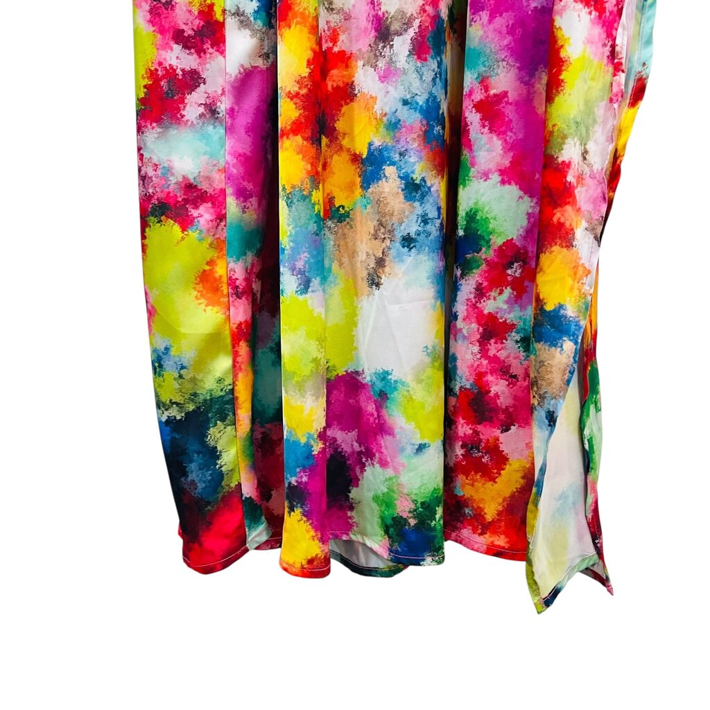 Tie Dye Spagetti Strp W/Belt Long