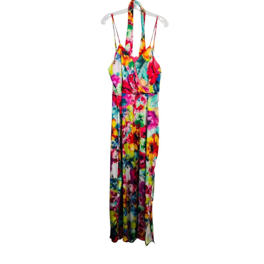 Tie Dye Spagetti Strp W/Belt Long