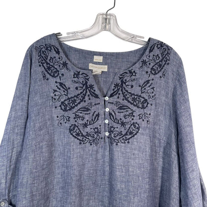 Chambray W/Embro