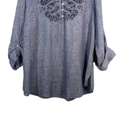 Chambray W/Embro