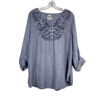 Chambray W/Embro