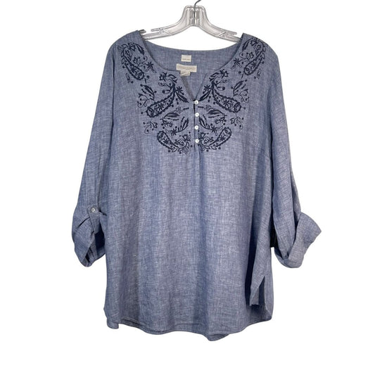 Chambray W/Embro