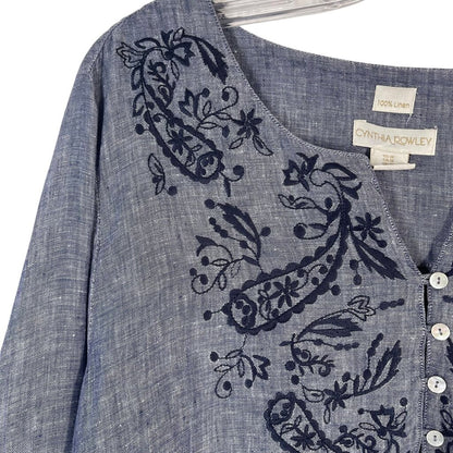Chambray W/Embro