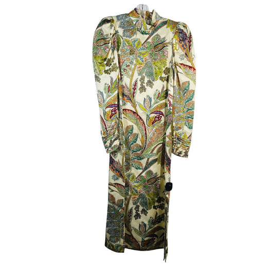 Paisley Hi Nk L/S Midi