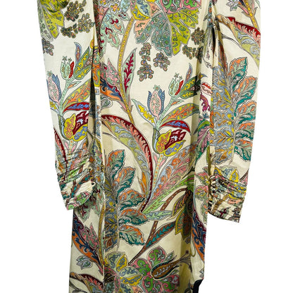 Paisley Hi Nk L/S Midi
