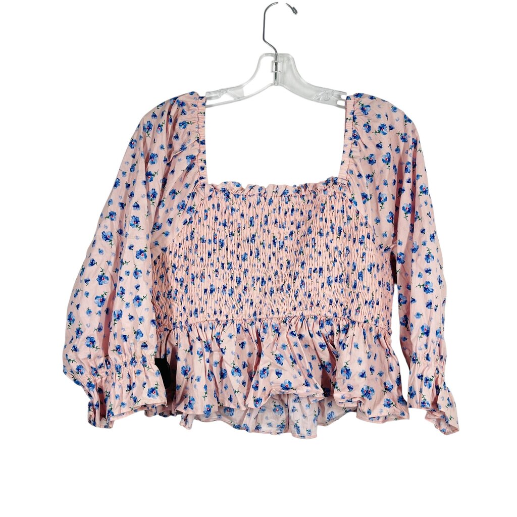 Floral Smocked W/Ruffles
