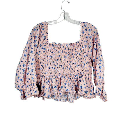 Floral Smocked W/Ruffles