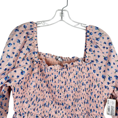 Floral Smocked W/Ruffles
