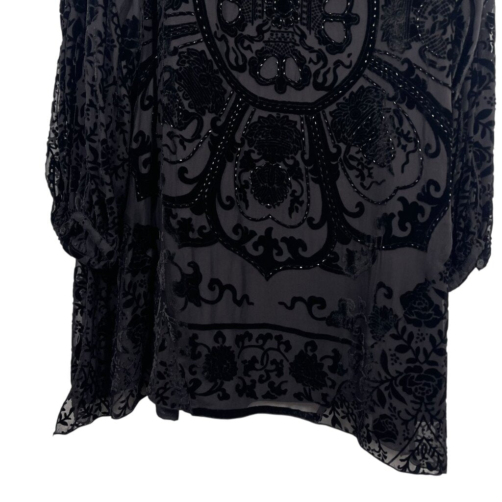 Velvet Burnout W/Beads