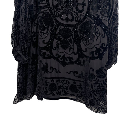 Velvet Burnout W/Beads
