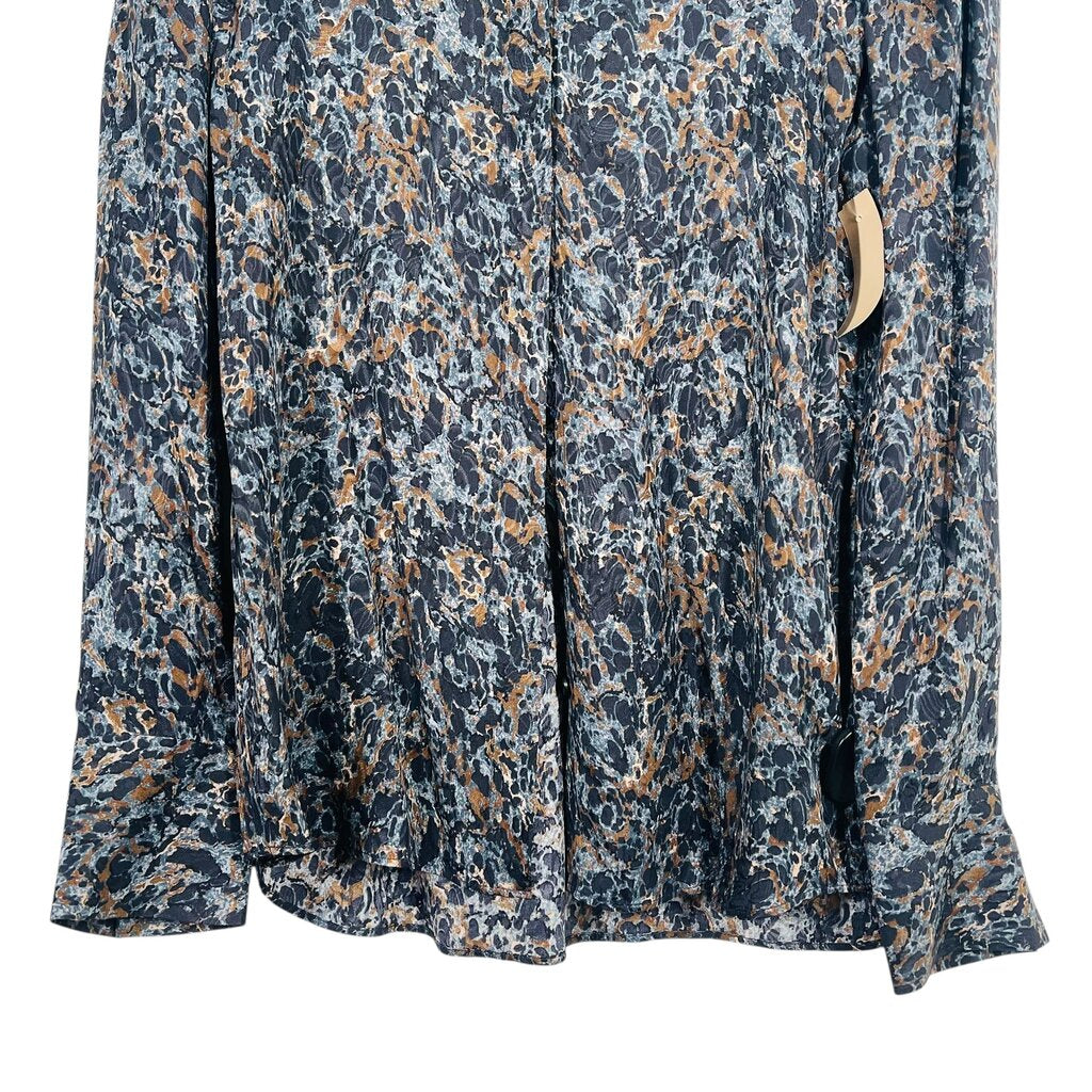 Silk Print Blouse