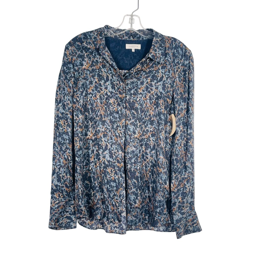 Silk Print Blouse