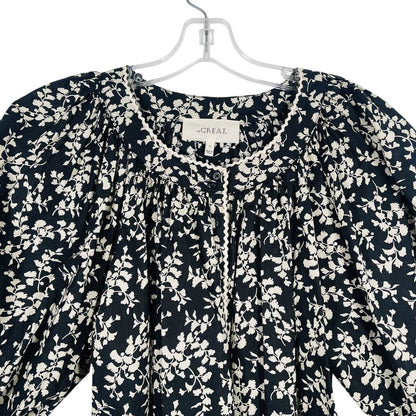 Floral W/Puff Slv