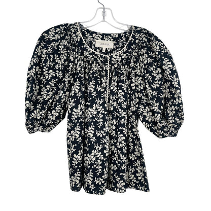 Floral W/Puff Slv