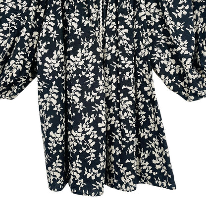 Floral W/Puff Slv