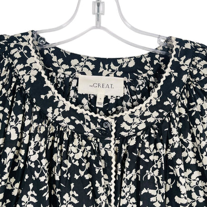 Floral W/Puff Slv
