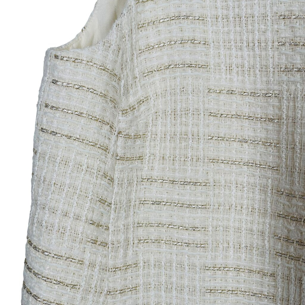 Metallic Tweed W/Fringe