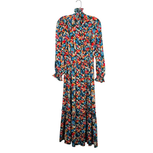 Floral Elastic Waist Tiered