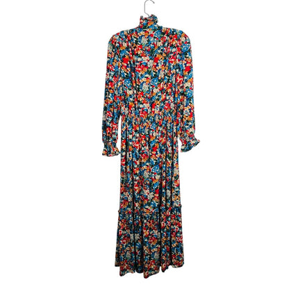 Floral Elastic Waist Tiered