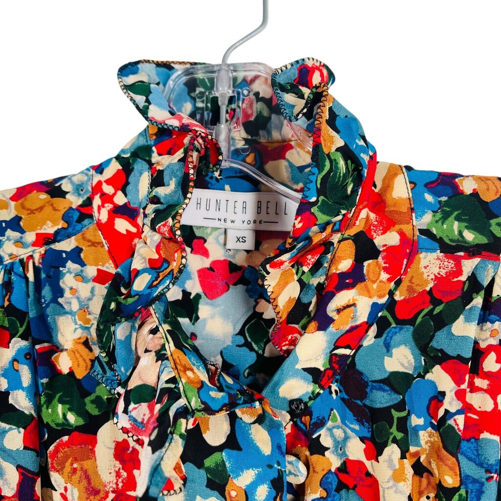 Floral Elastic Waist Tiered