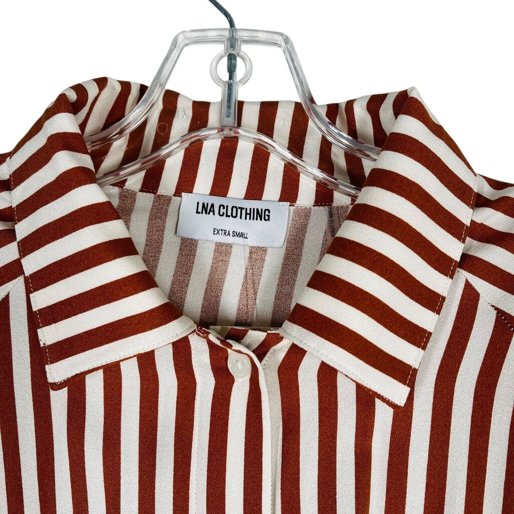 Stripe Drawstring L/S