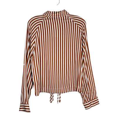 Stripe Drawstring L/S